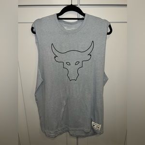 UnderArmour Project Rock Men’s Tank Gray